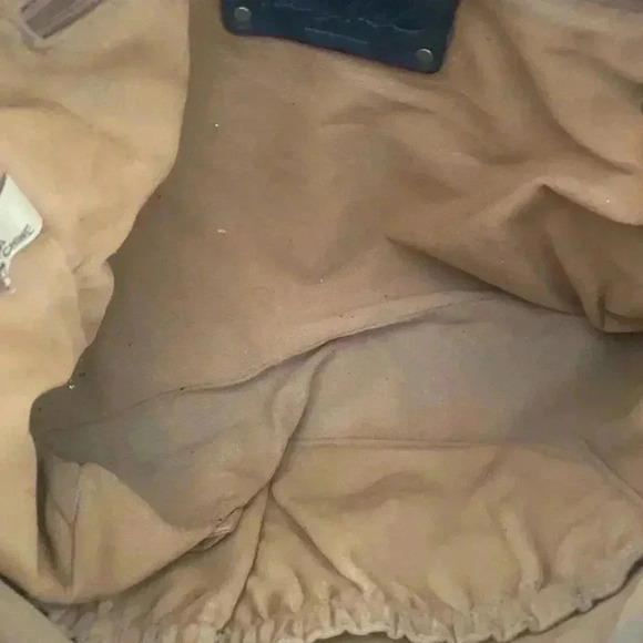 Patricia Nash Studded Brown Leather Crossbody Bag - Picture 5 of 10